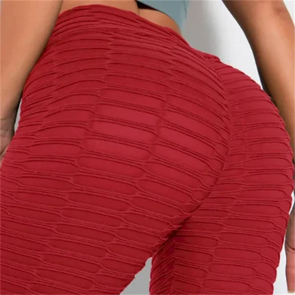 Women's Yoga Pants Butt Lift Tummy Control High Waist Gym Workout Running Fitness Leggings Bottoms Solid Color Black White Pink Spandex Fall Sports Activewear High Elasticity Skinny - Image 5