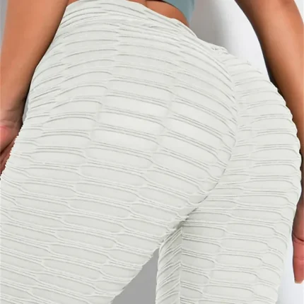 Women's Yoga Pants Butt Lift Tummy Control High Waist Gym Workout Running Fitness Leggings Bottoms Solid Color Black White Pink Spandex Fall Sports Activewear High Elasticity Skinny - Image 4