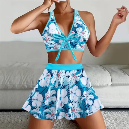 Women's Tankini Two Piece Swimsuit Backless Swimwear Patchwork Swimwear Black Yellow Breathable Quick Dry Lightweight Sleeveless - Swimming Surfing Beach Summer Spring - Image 8