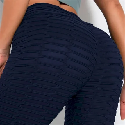 Women's Yoga Pants Butt Lift Tummy Control High Waist Gym Workout Running Fitness Leggings Bottoms Solid Color Black White Pink Spandex Fall Sports Activewear High Elasticity Skinny - Image 7