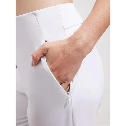 Women's Golf Pants 31inch Slim-Fit Stretch Pants White Pants / Trousers Ladies Golf Attire Clothes Outfits Wear Apparel - Image 5