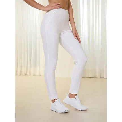 Women's Golf Pants 31inch Slim-Fit Stretch Pants White Pants / Trousers Ladies Golf Attire Clothes Outfits Wear Apparel - Image 3